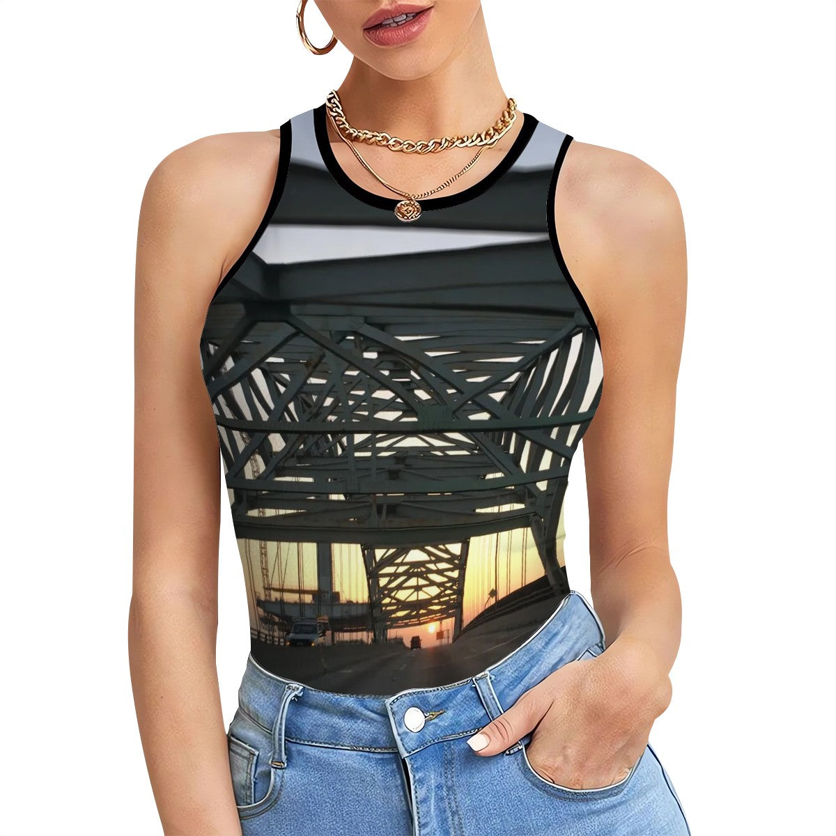 Copper Webs Tank Top