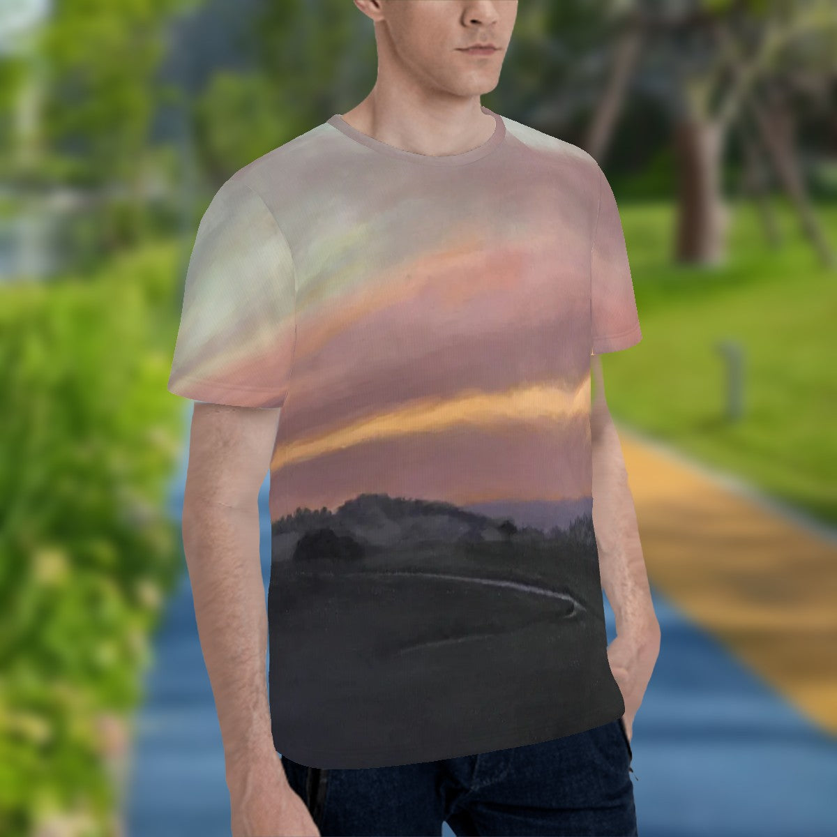 Dusty Twilight Crew Neck Tee