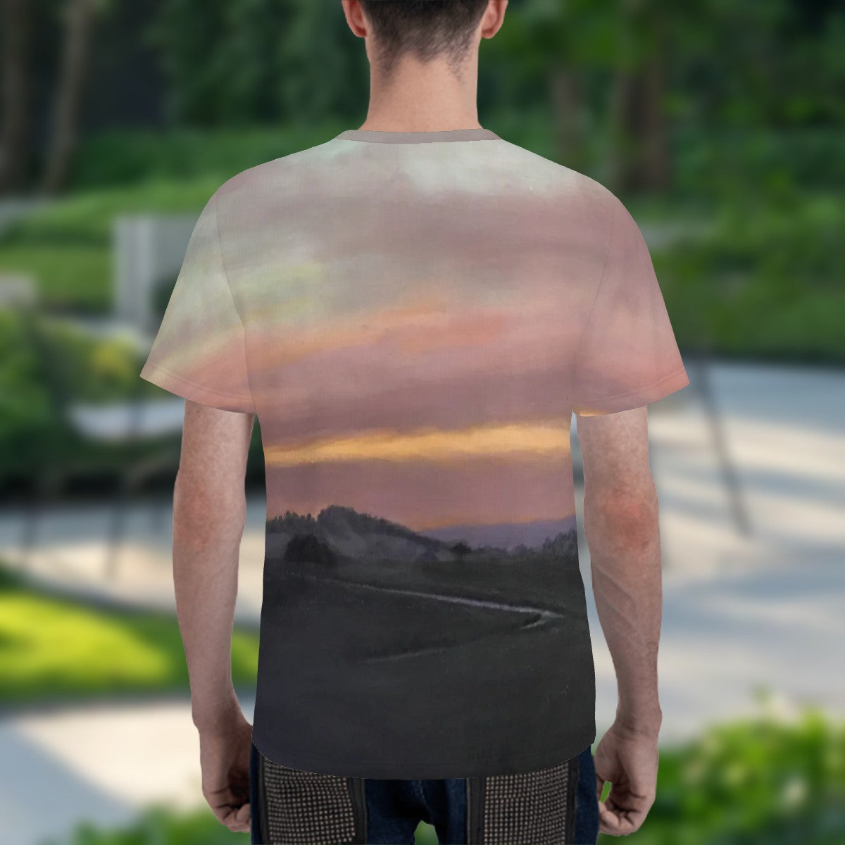 Dusty Twilight Crew Neck Tee