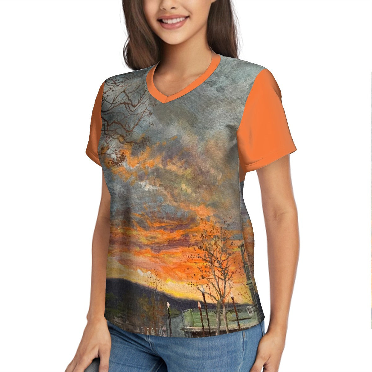 Townie Surge Women's V-Neck Tee