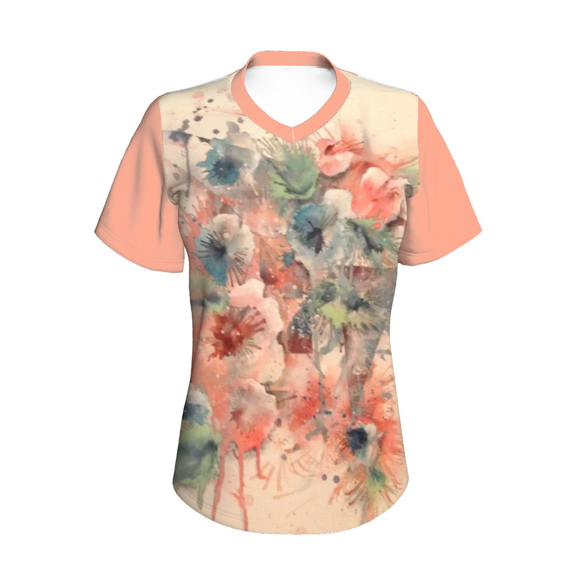 Petal Explosives Women's V-Neck Tee